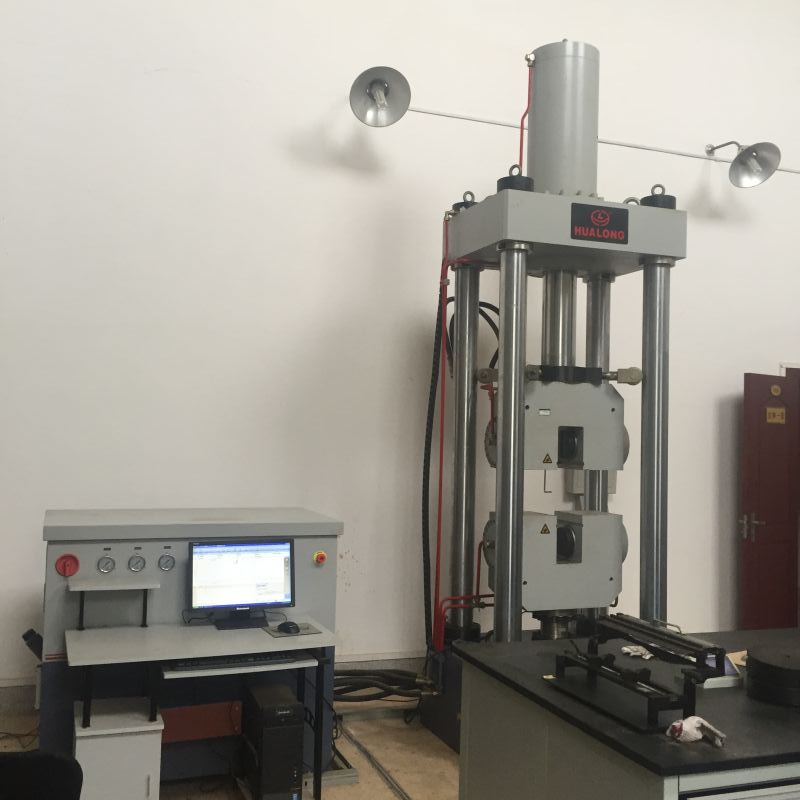 HUALONG NEW WAW-2000D Servo-hydraulic Universal Testing Machine Successfully Installed