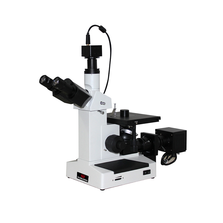 HL101-B Trinocular Inverted Metallurgical Microscope