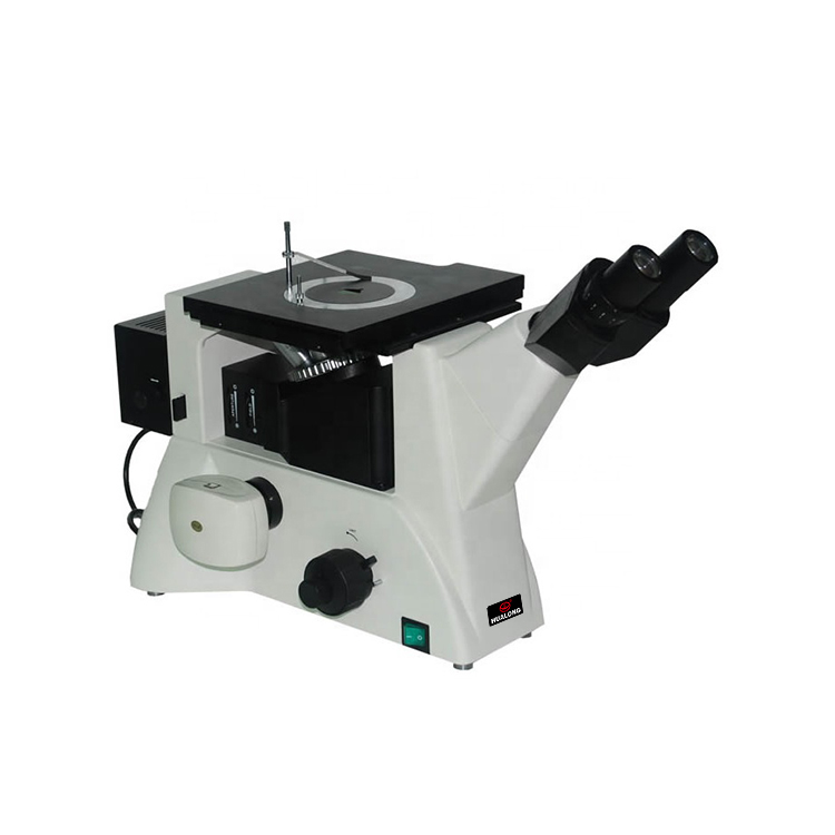 HL102-B Trinocular Inverted  Metallurgical Microscope With Polarizing