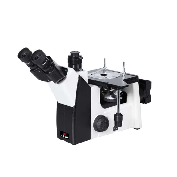 HL102-A Trinocular Inverted Metallurgical Microscope