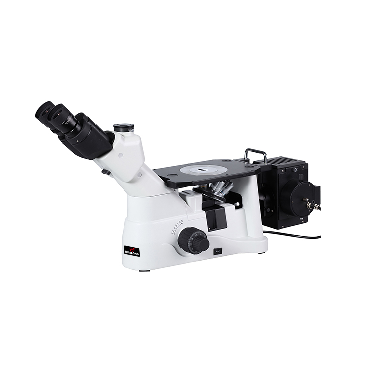 HL201-A Large Trinocular Inverted Metallurgical Microscope