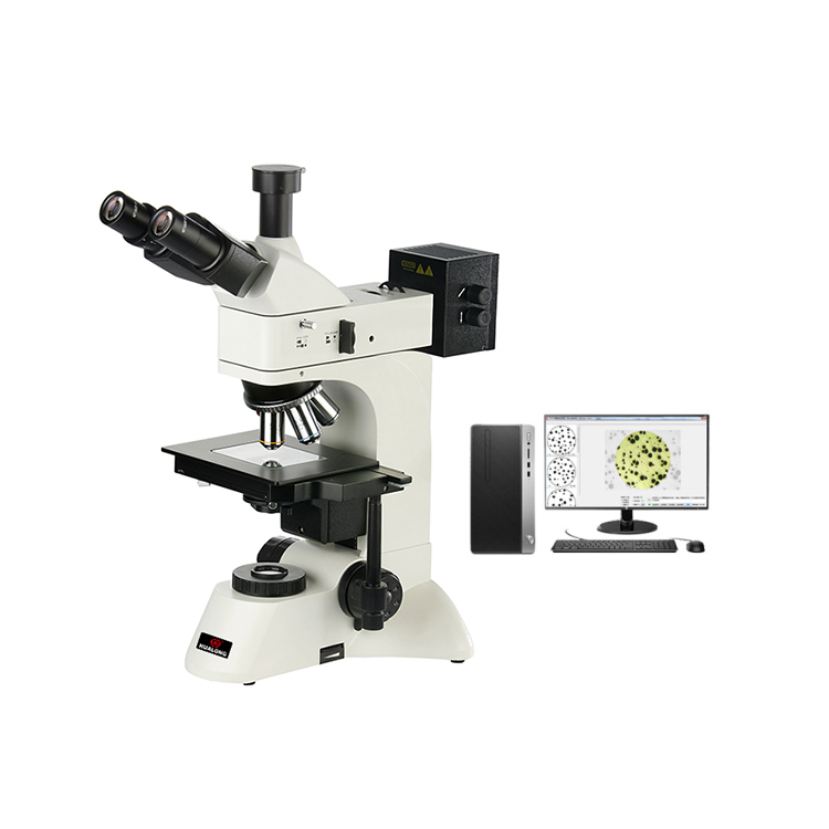 HL301-CW Medium-sized Upright Metallographic Microscope With Software & Camera