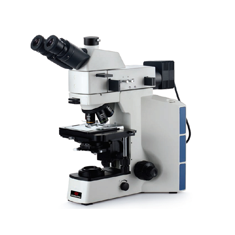 HL402-A Medium-sized Trinocular Upright Metallographic Microscope