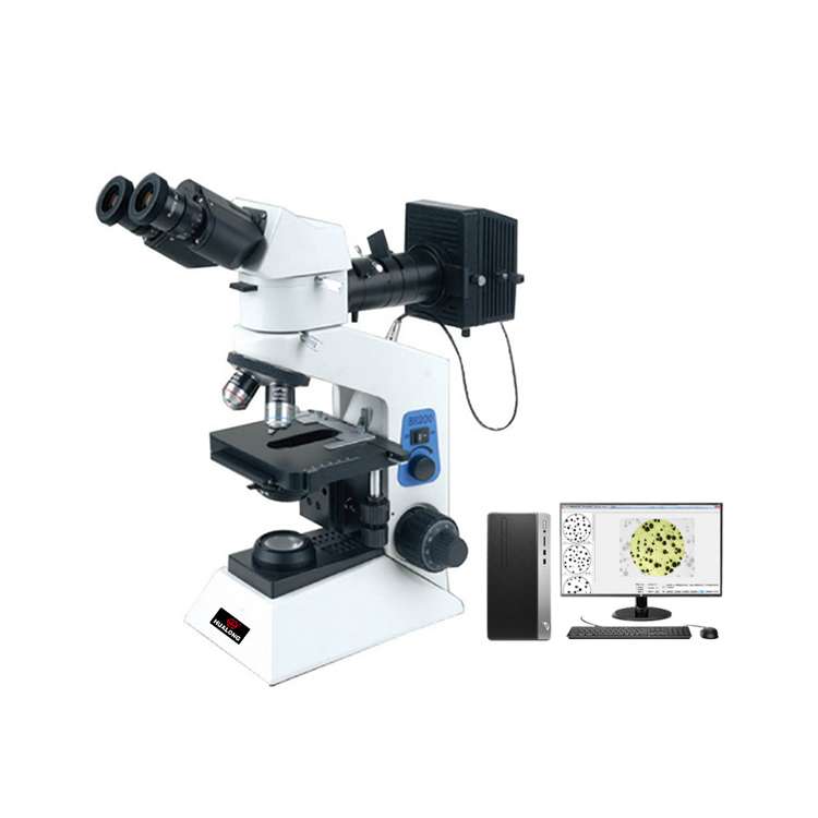 HL401W Trinocular Uright Metallographic Microscope with Software