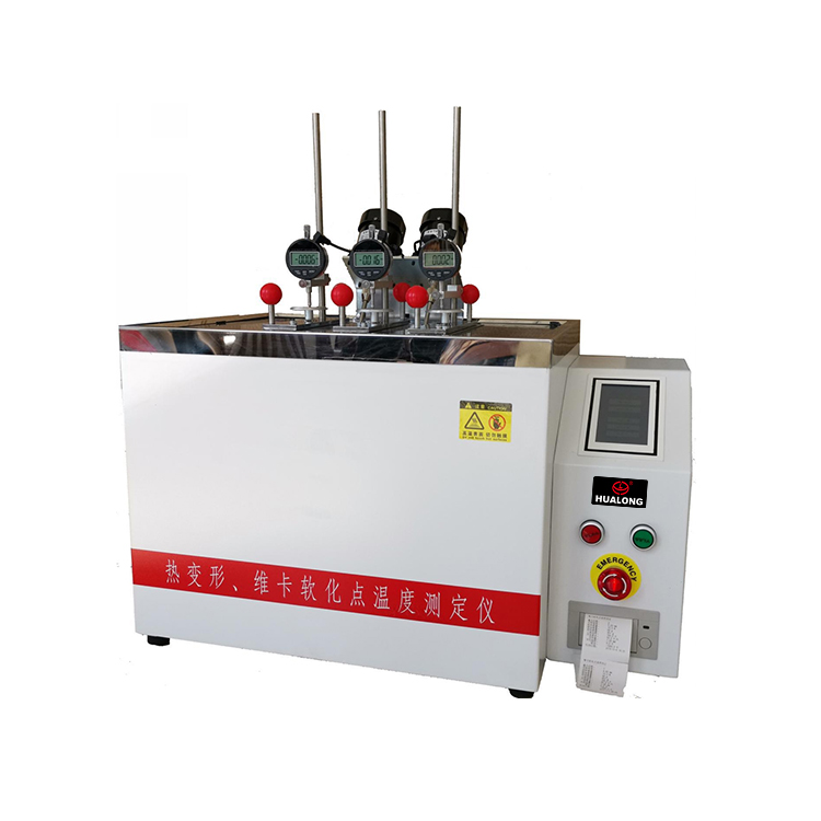 HL-HDT300T Touch Screen HDT/Vicat Plastic Rubber Softening Point Tester