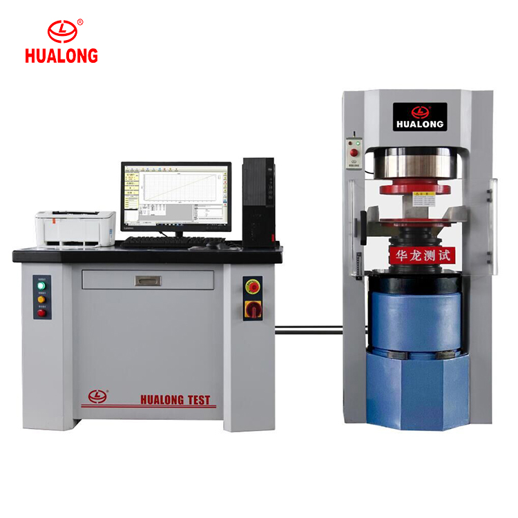 Hualong High Stiffness Compression Testing Machine Installed in Indonesia