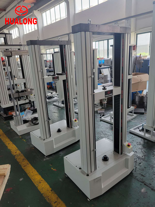 Hualong 30/50Kn Electromechanical Universal Testing Machine is Under Production