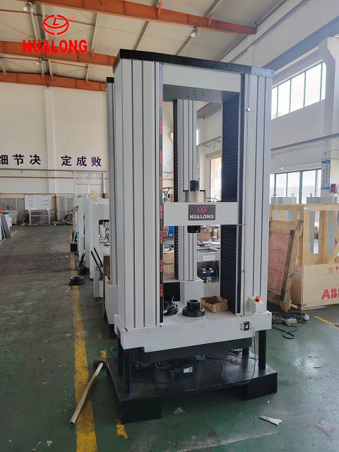 Hualong High Capacity Electronic Universal Testing Machine is Under Production