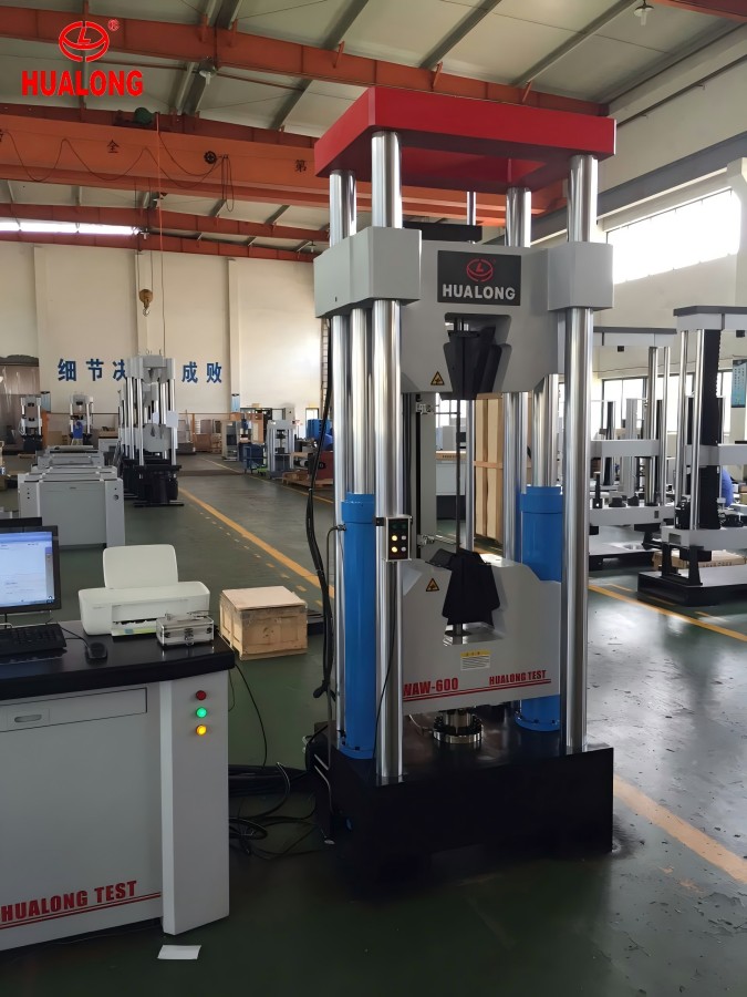 Double Cylindar Servo Hydraulic Universal Testing Machine