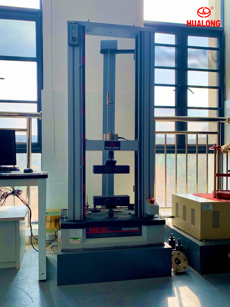 Hualong 20KN Electronic Universal Testing Machine Designed for Geotextile Samples