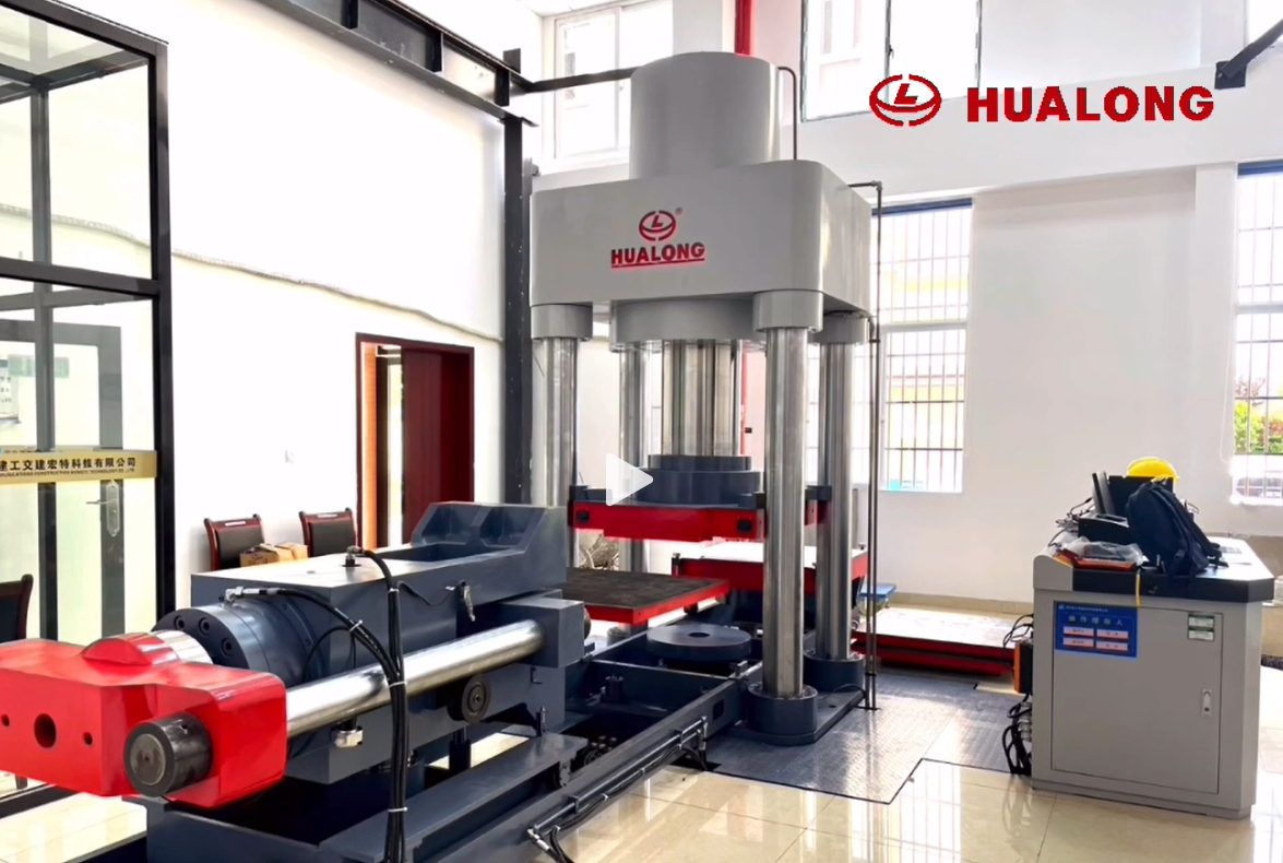 Macchina per prova di ancoraggio del carico statico servo elettroidraulico serie WJM da 6500 kN Hualong